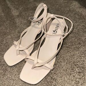 Women's Nude Strappy Sandals